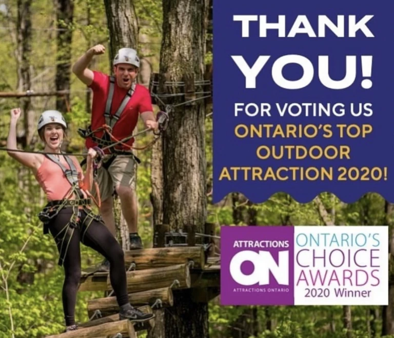 Treetop Trekking Award of Excellence
