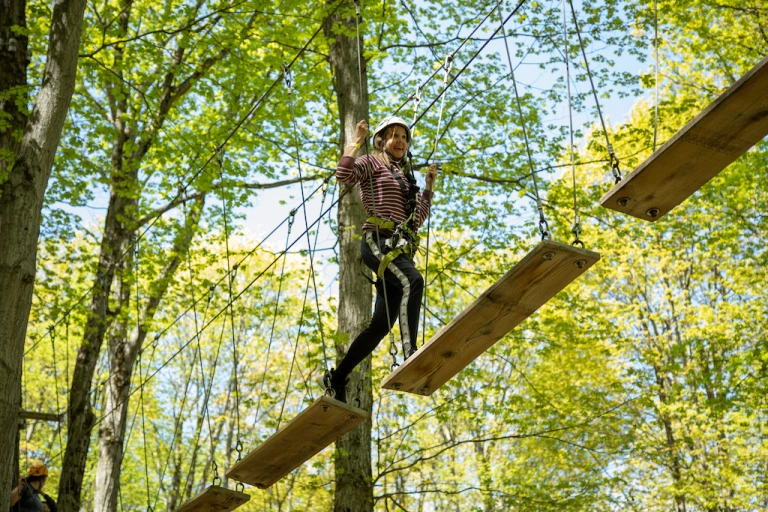 Zipline & Aerial Game Trek Obstacle